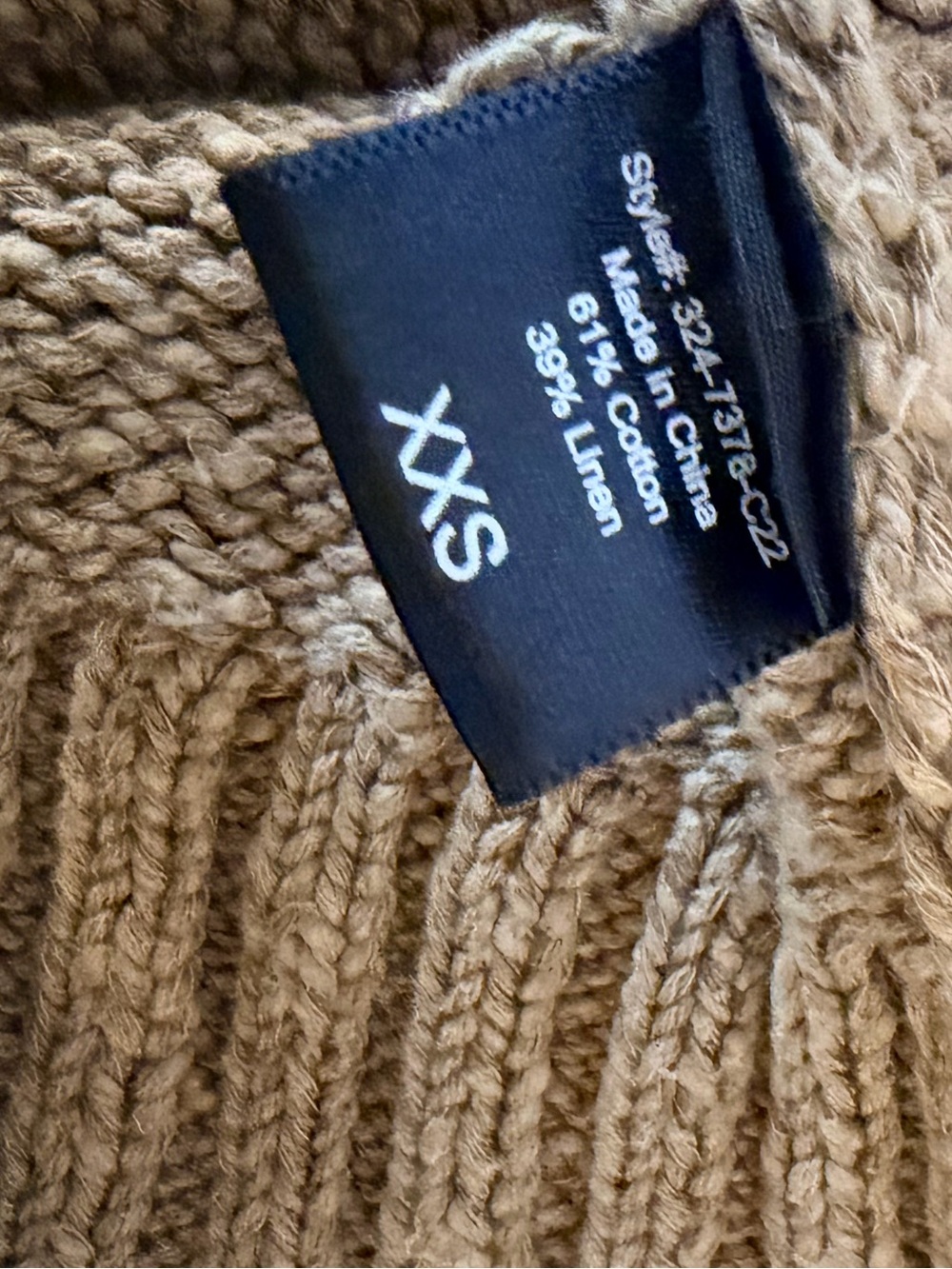 Jenni Kayne Cruise Cocoon Crewneck Safari XXS - Picture 6 of 7